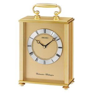 Seiko Tama Dual Chimes Parlor Mantel Clock Table Decor MSRP $385